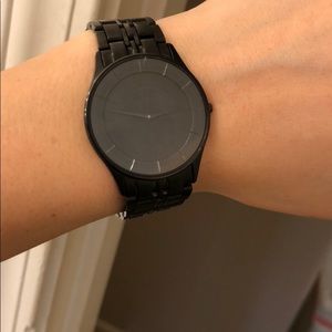 COPY - Ultra thin matte black citizen watch
